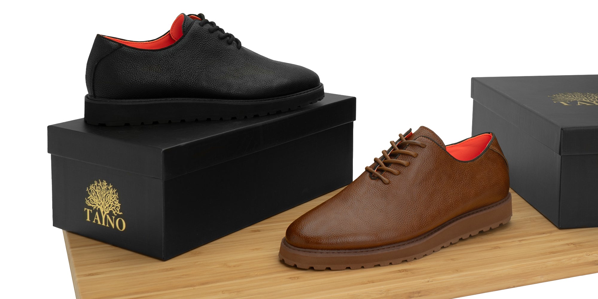The Napa L TAYNO Leather Plain Toe Lace up Sneaker