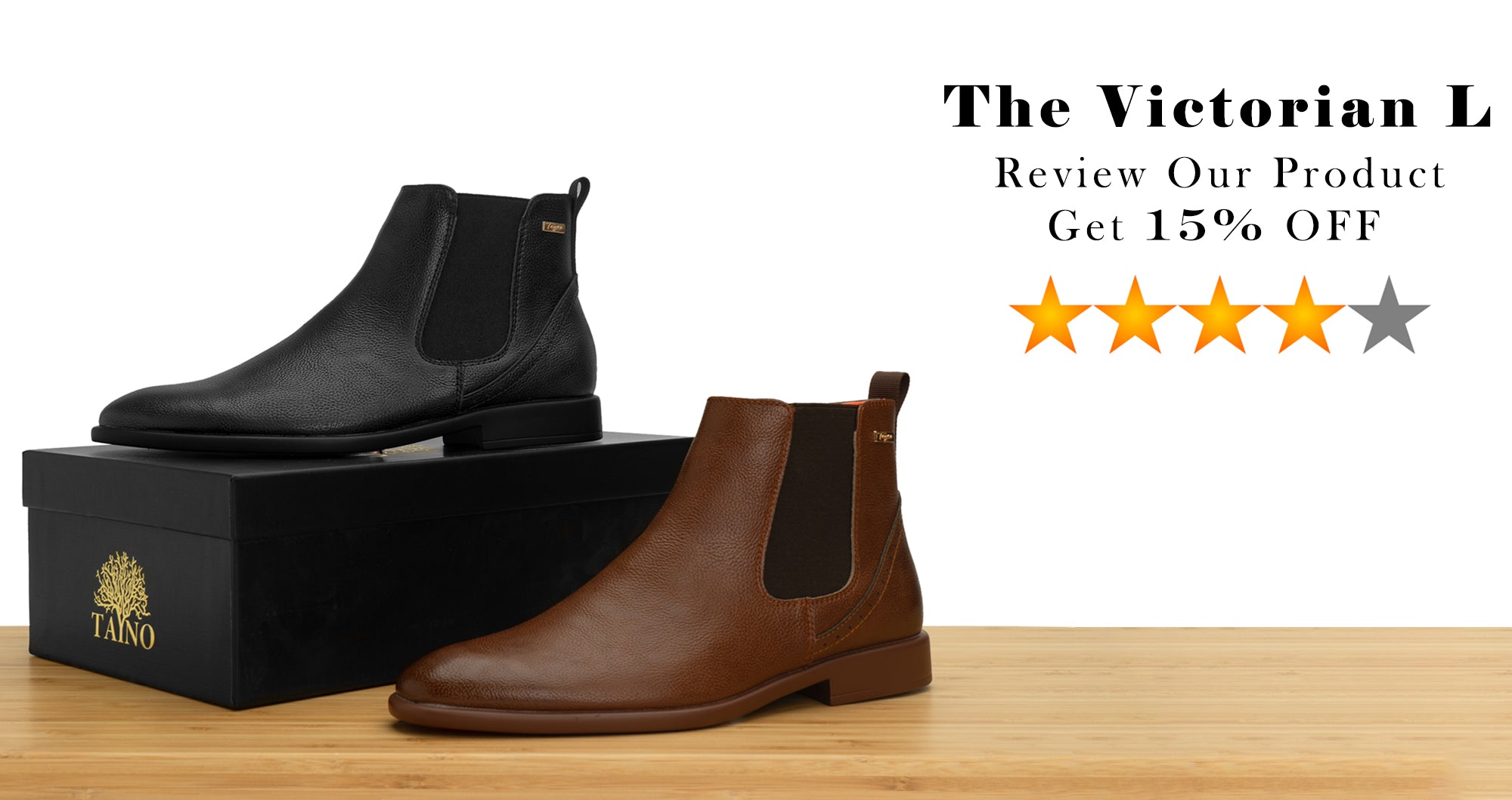 The Victorian L TAYNO Leather Chelsea Boot