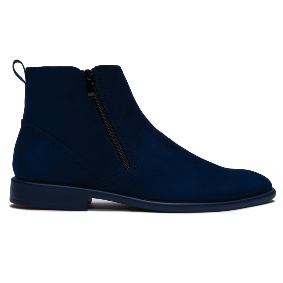 The Coupe Navy Suede Chelsea Boot
