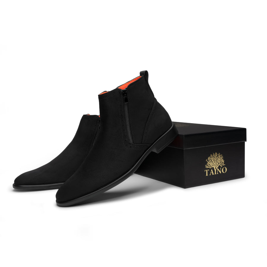 The Coupe Black Suede Chelsea Boot