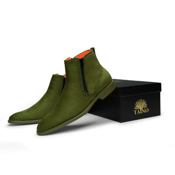 Coupe Lime Suede Chelsea Boot