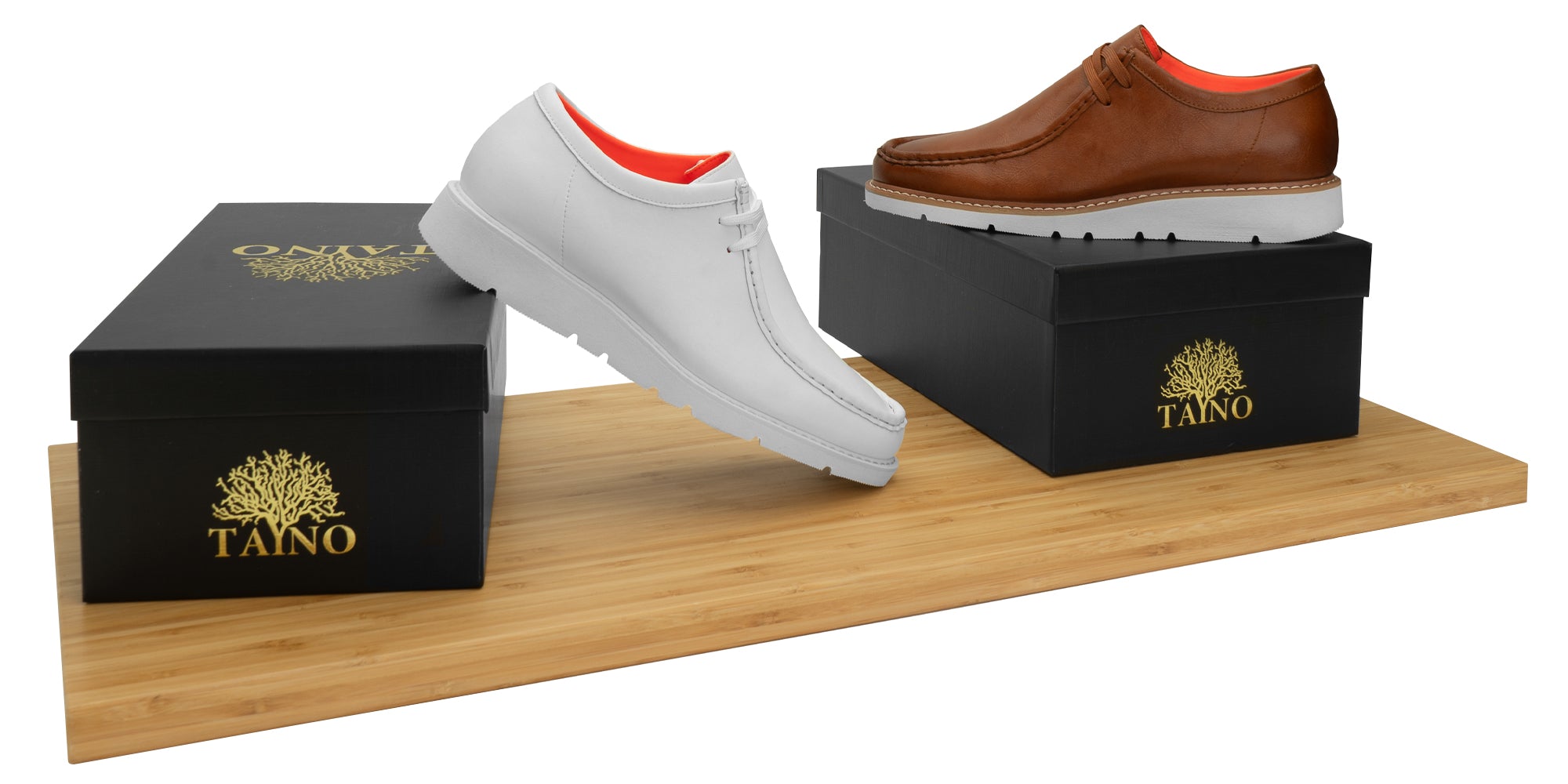 The Haulover L TAYNO Leather Moc Toe Oxford Sneaker