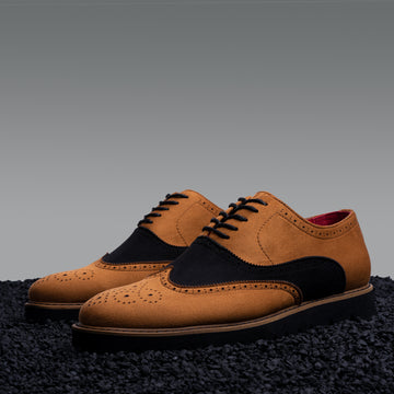 The Paragon Casual Wingtip Oxford Sneaker Camel / Coffee