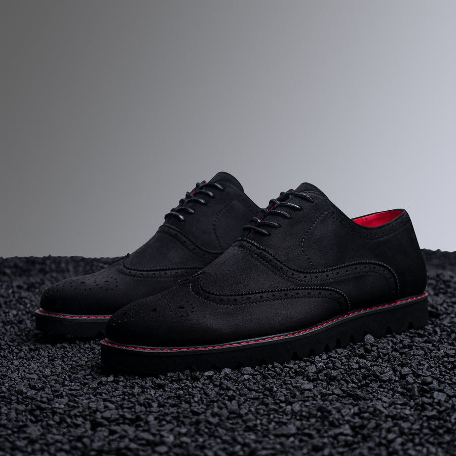 The Paragon Casual Wingtip Oxford Sneaker Black