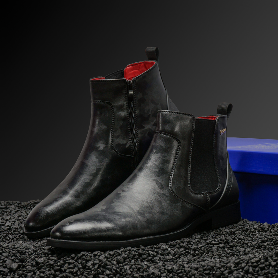 Teshy leather discount chelsea boots